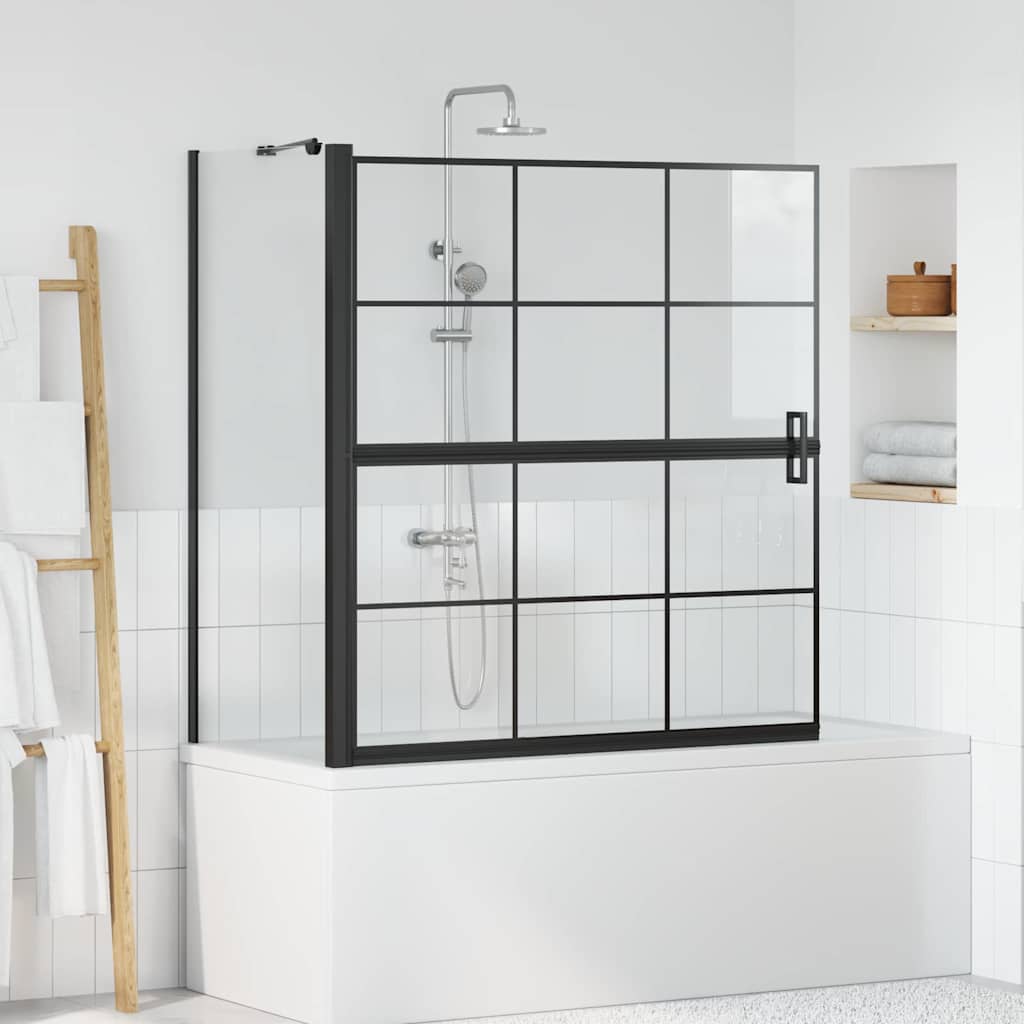 vidaXL Ścianka prysznicowa do kąpieli 116 x 68 x 128 cm