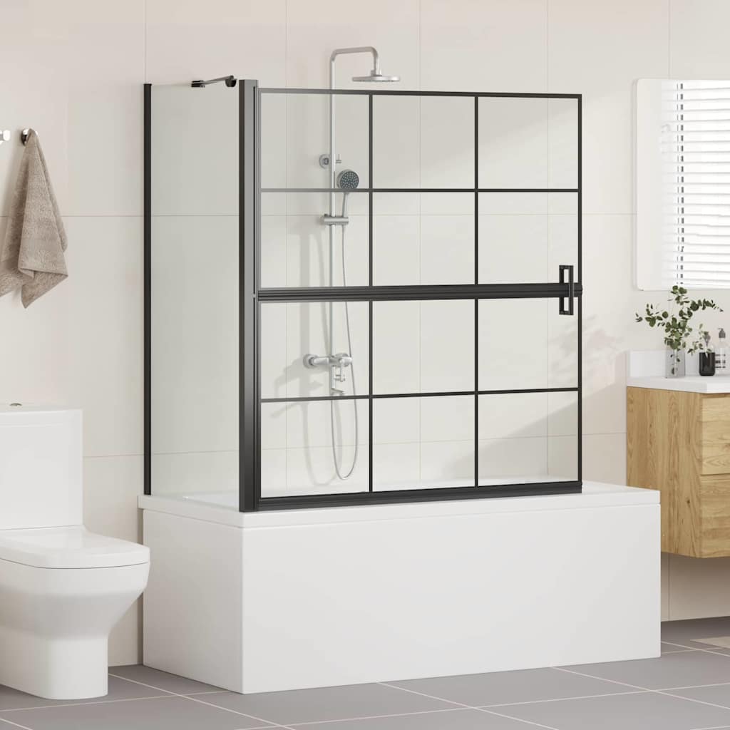 vidaXL Ścianka prysznicowa do kąpieli 116 x 68 x 128 cm