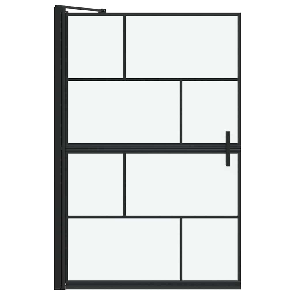 vidaXL Ścianka prysznicowa do kąpieli 80 x 68 x 128 cm szkło hartowane