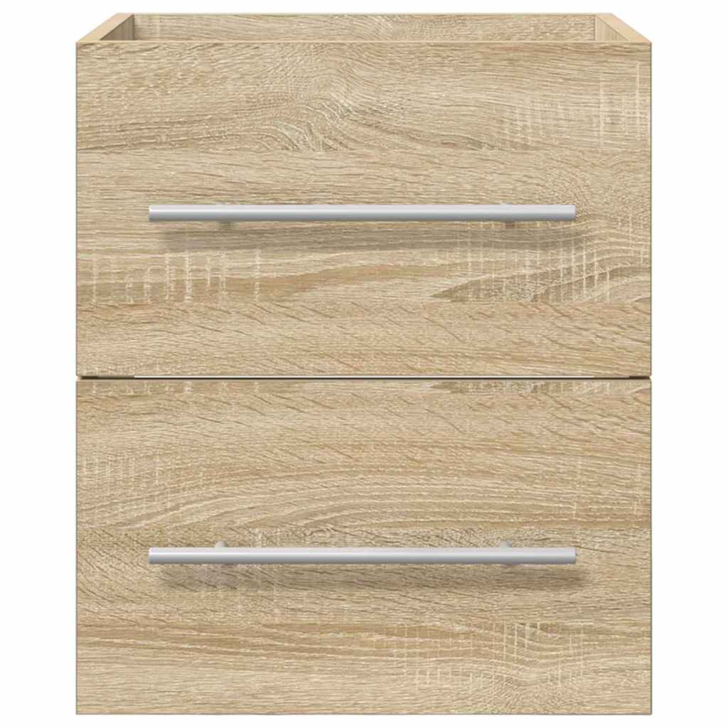 vidaXL Szafka umywalkowa z szufladą Dąb Sonoma 38,5 x 41 x 48 cm