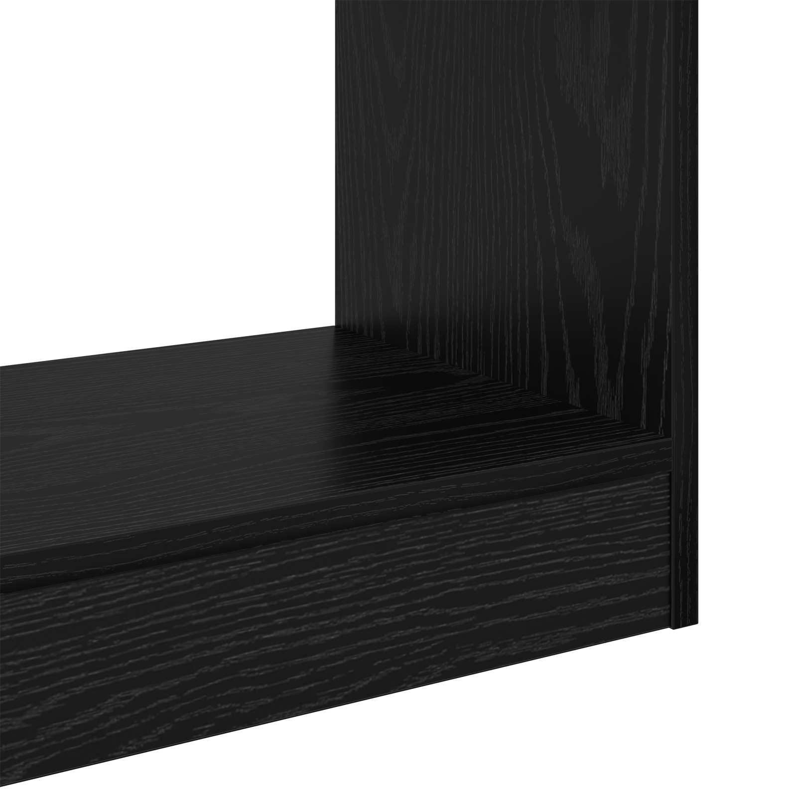 vidaXL Szafka na książki Czarny Dąb 60 x 30 x 72 cm