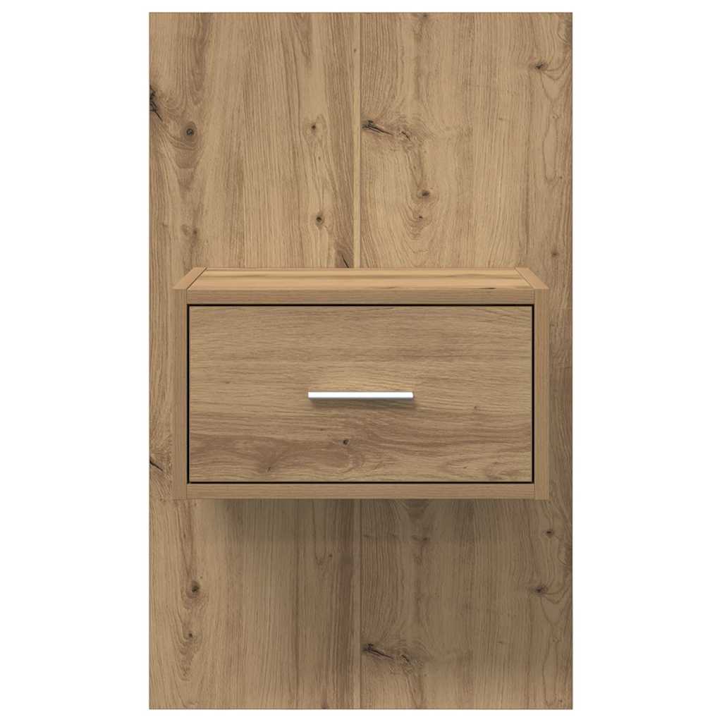 vidaXL Szafka Nocna 2 pcs Dąb rzemieślniczy 50 x 32,5 x 80cm