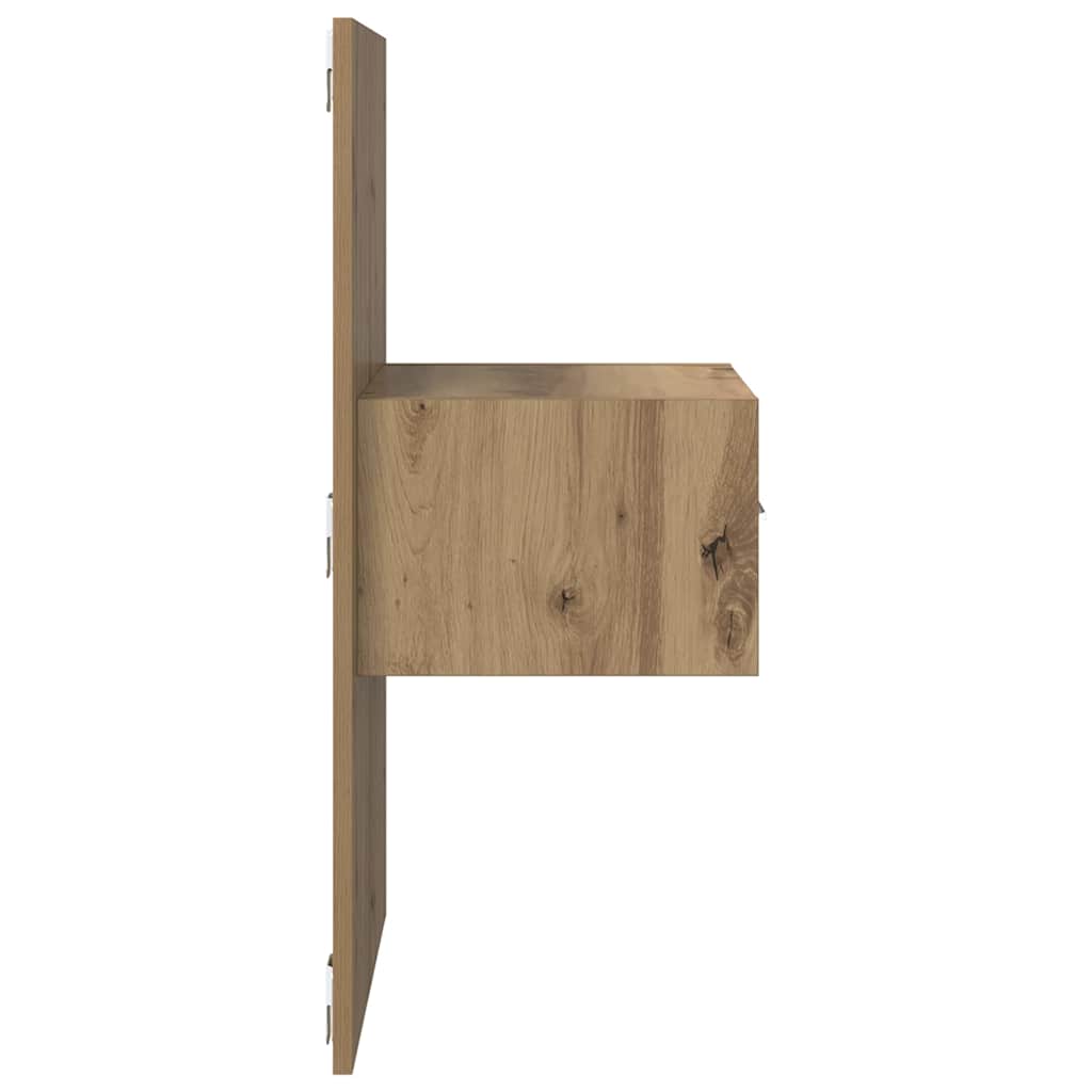 vidaXL Szafka Nocna 2 pcs Dąb rzemieślniczy 50 x 32,5 x 80cm