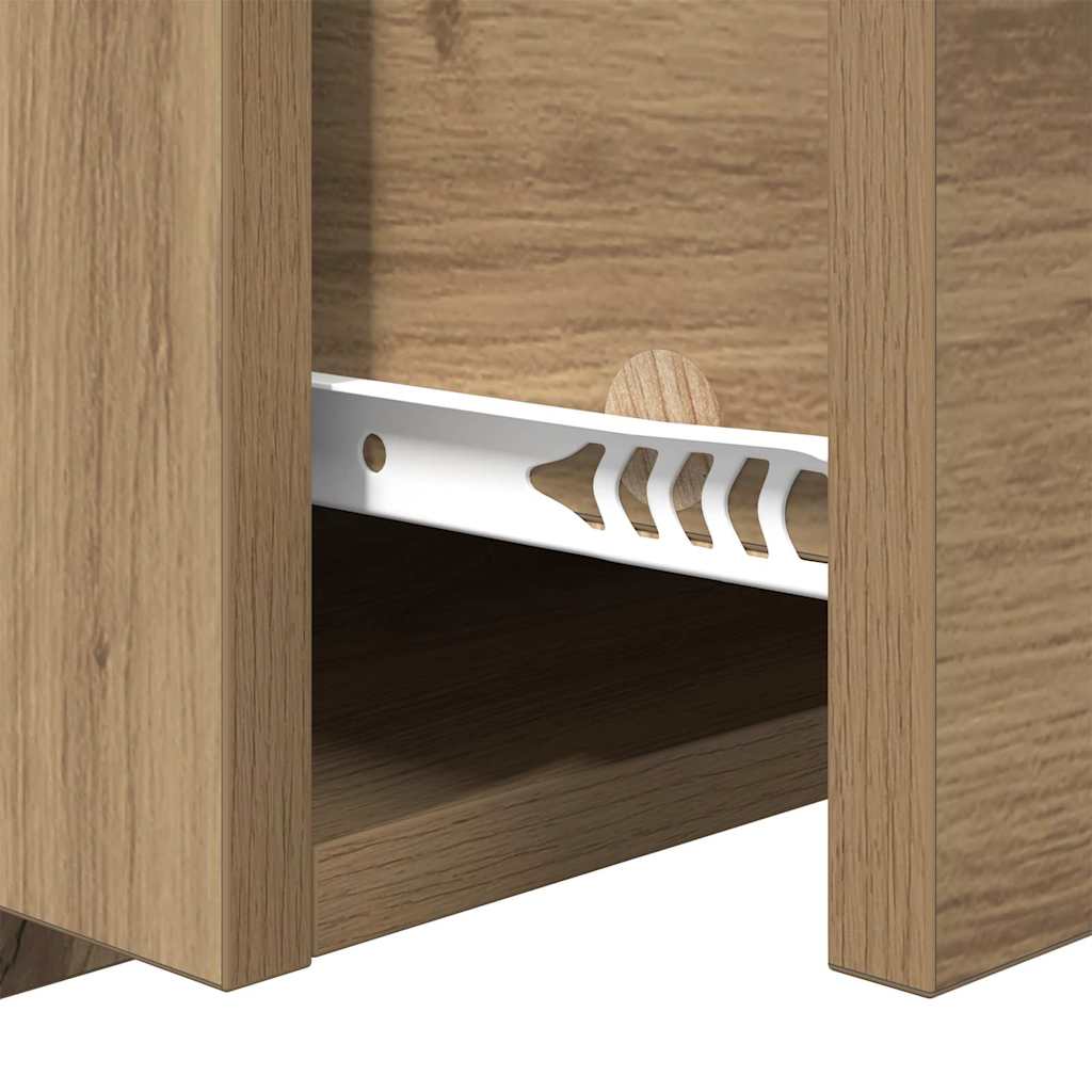 vidaXL Szafka Nocna 2 szt. Dąb rzemieślniczy 50 x 32.5 x 80cm