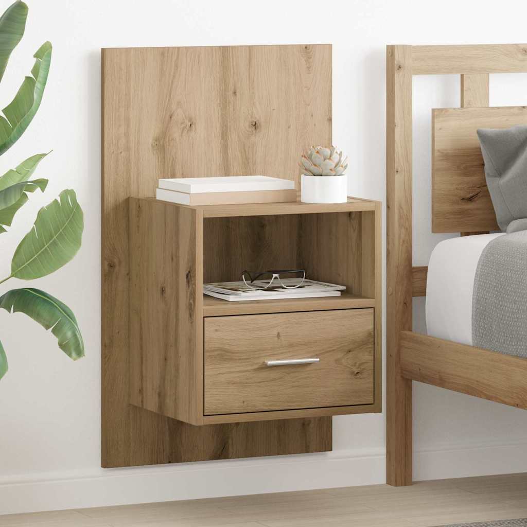 vidaXL Szafka Nocna 2 szt. Dąb rzemieślniczy 50 x 32.5 x 80cm