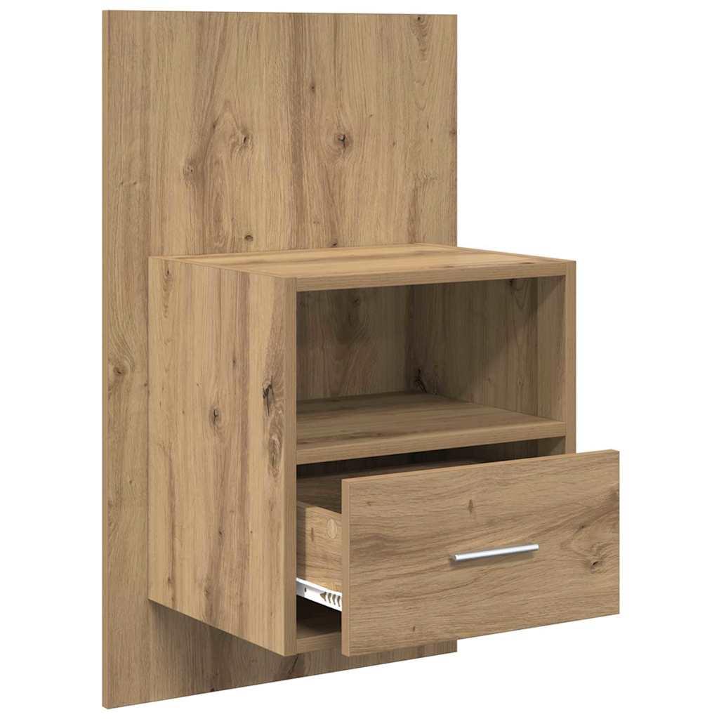 vidaXL Szafka Nocna 2 szt. Dąb rzemieślniczy 50 x 32.5 x 80cm