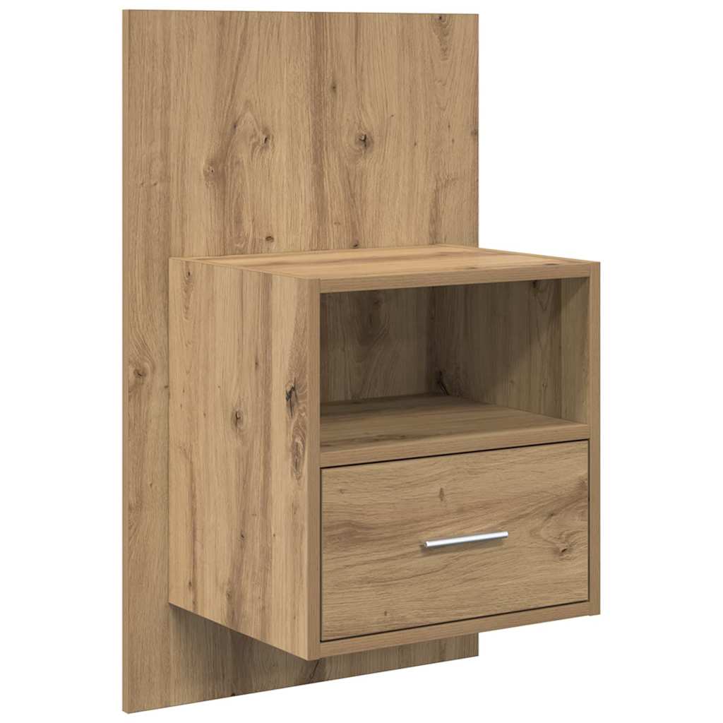 vidaXL Szafka Nocna 2 szt. Dąb rzemieślniczy 50 x 32.5 x 80cm