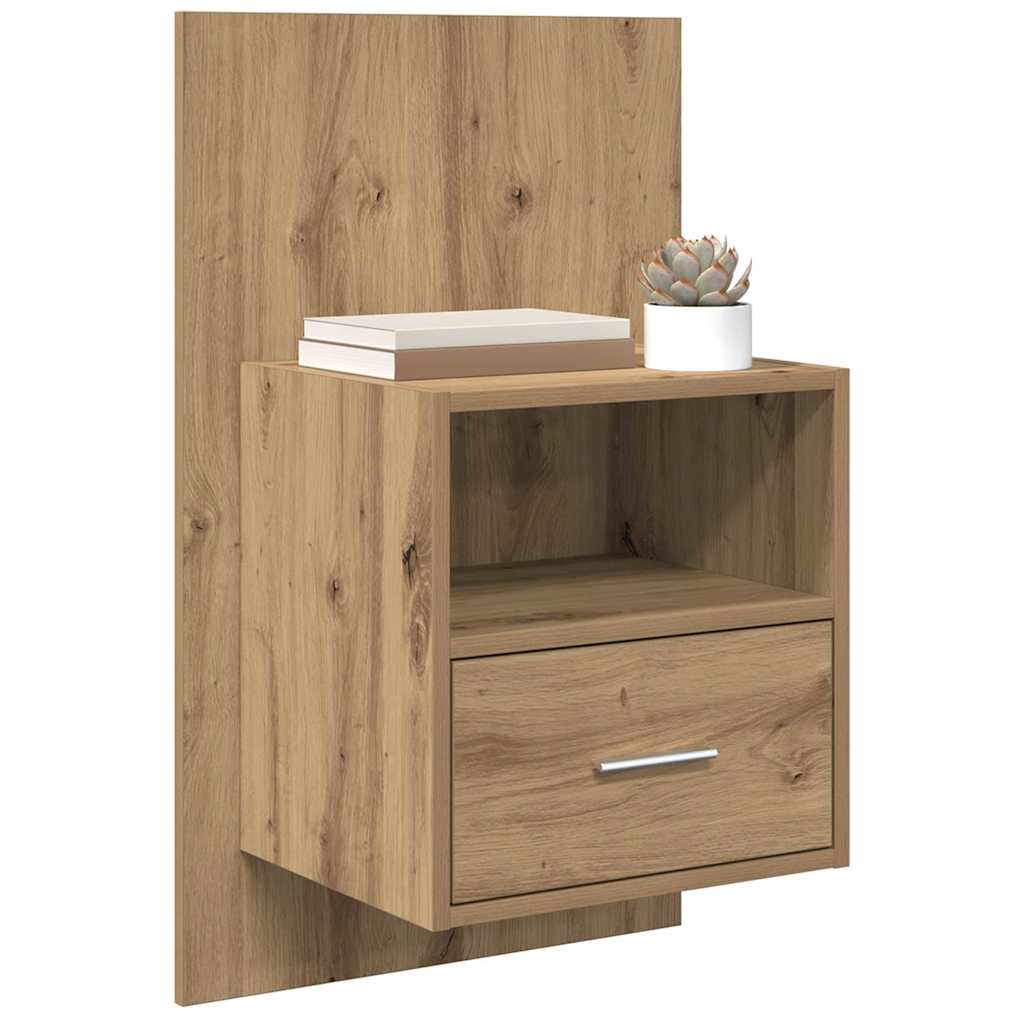 vidaXL Szafka Nocna 2 szt. Dąb rzemieślniczy 50 x 32.5 x 80cm