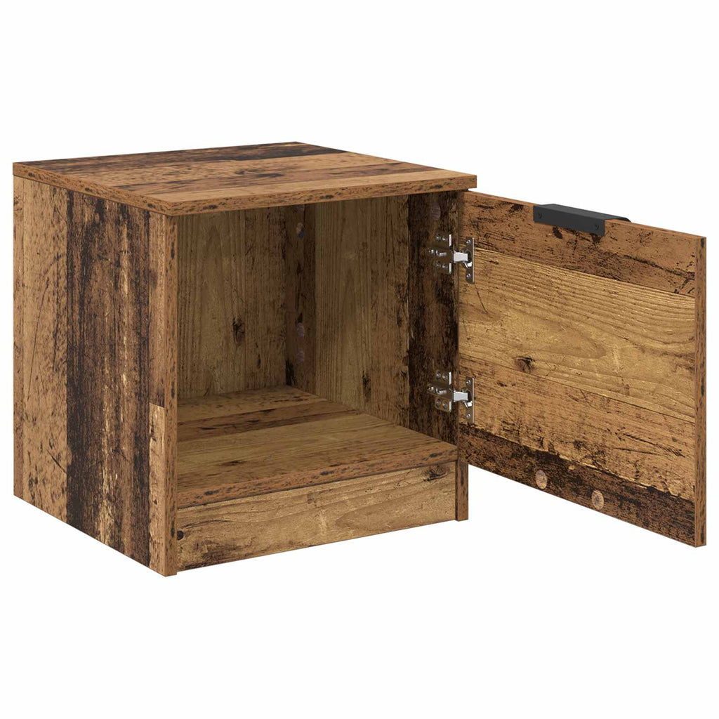 vidaXL Szafka pod łóżko z szufladą 2 pcs Stare drewno 40 x 39 x 40cm