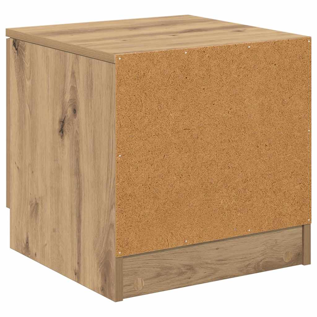 vidaXL Szafka pod łóżko 2 pcs Dąb rzemieślniczy 40 x 39 x 40cm