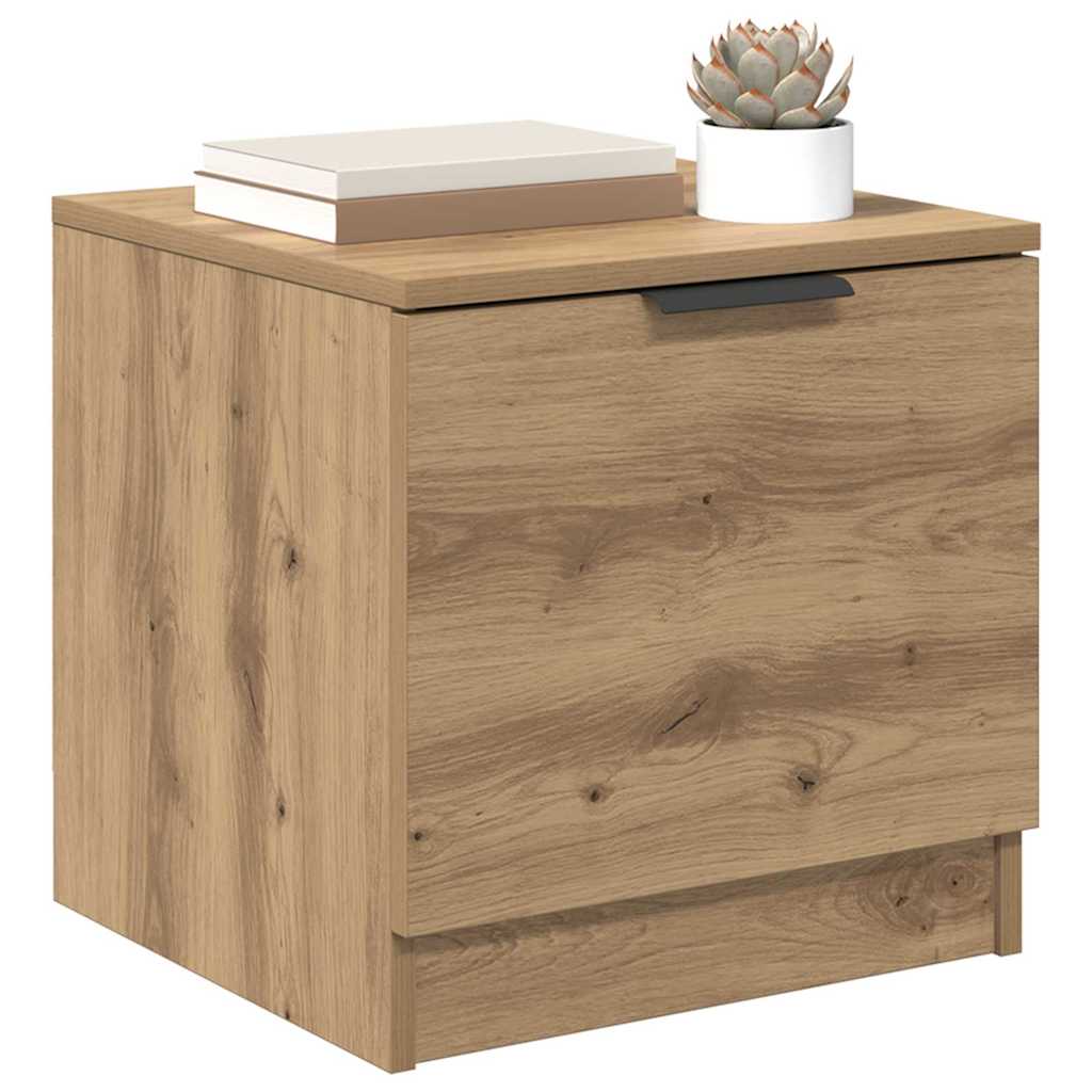 vidaXL Szafka pod łóżko 2 pcs Dąb rzemieślniczy 40 x 39 x 40cm