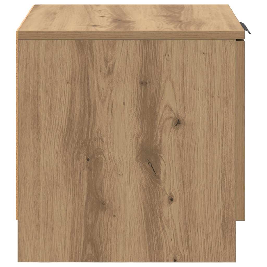 vidaXL Szafka pod łóżko 2 pcs Dąb rzemieślniczy 40 x 39 x 40cm