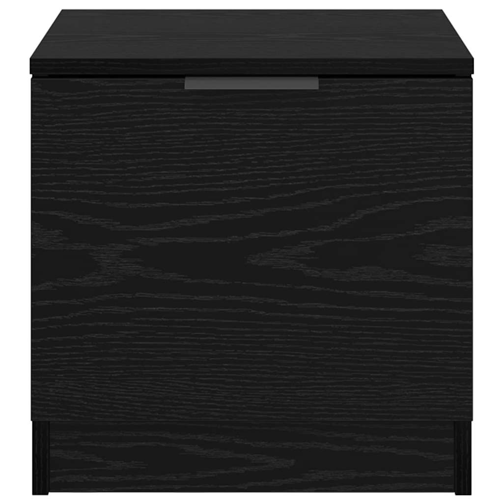 vidaXL Szafka pod łóżko z szufladą 2 pcs Czarny Dąb 40 x 39 x 40cm