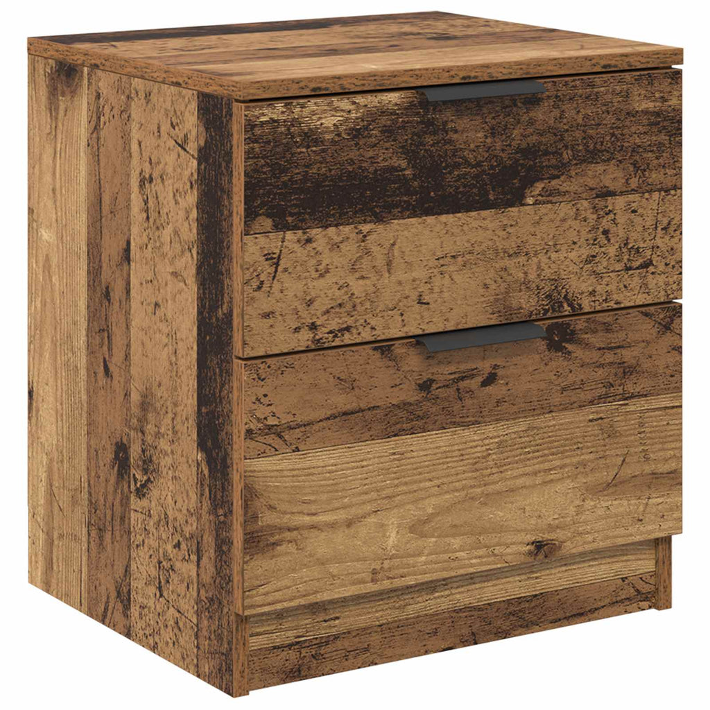 vidaXL Szafka Nocna z szufladą 2 pcs Stare drewno 45 x 39 x 50cm