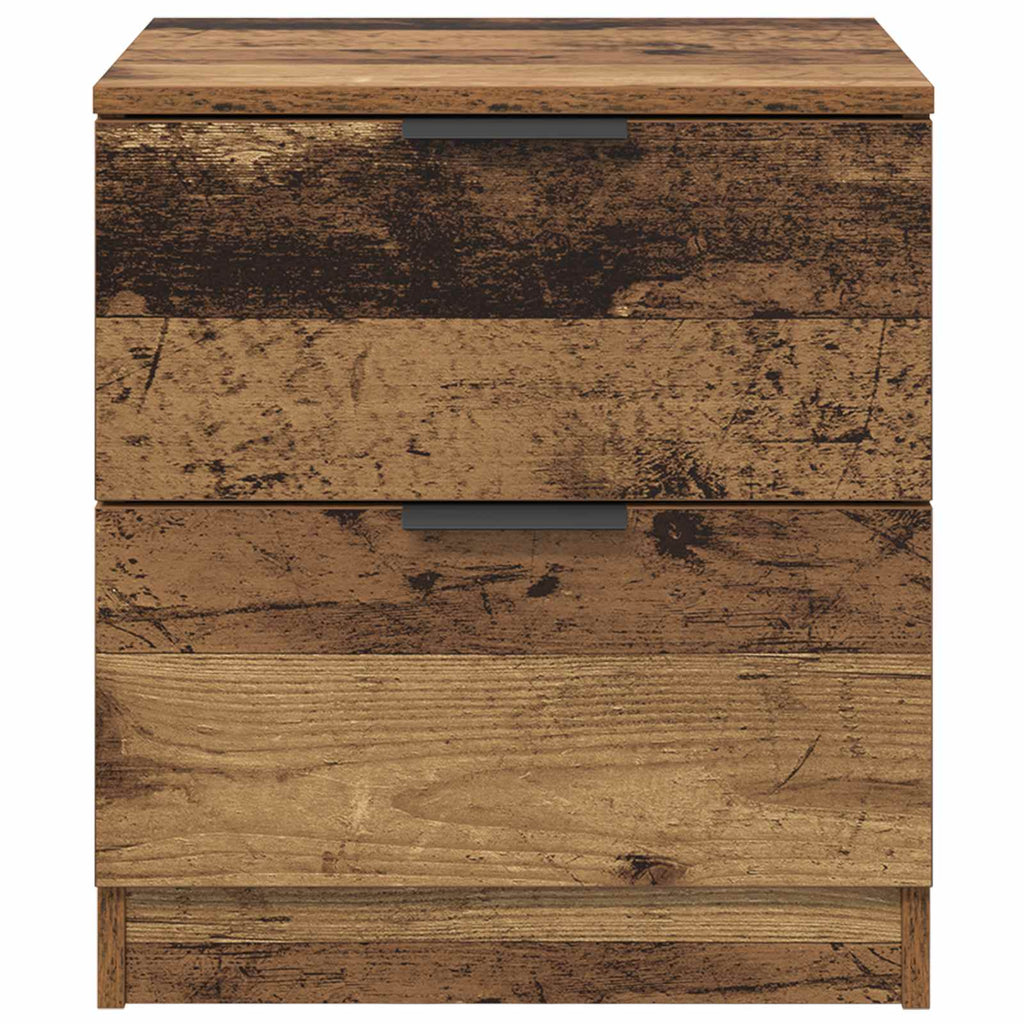 vidaXL Szafka Nocna z szufladą 2 pcs Stare drewno 45 x 39 x 50cm