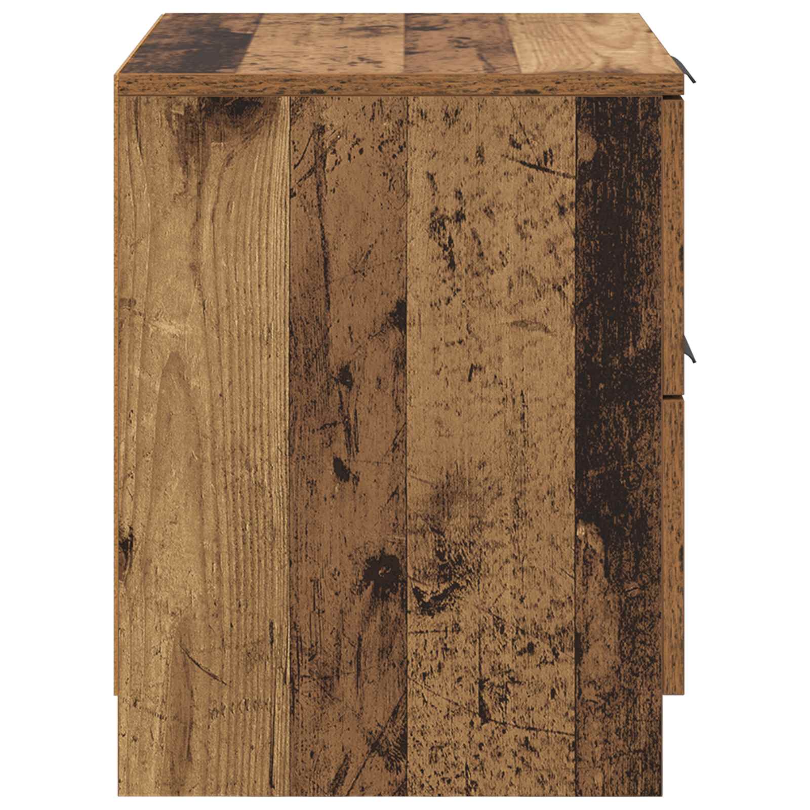 vidaXL Szafka Nocna z szufladą 2 pcs Stare drewno 45 x 39 x 50cm