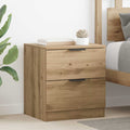 vidaXL Szafka Nocna z szufladą 2 pcs Dąb rzemieślniczy 45 x 39 x 50cm