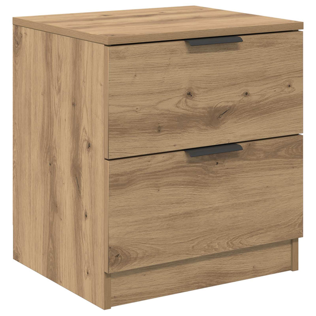 vidaXL Szafka Nocna z szufladą 2 pcs Dąb rzemieślniczy 45 x 39 x 50cm