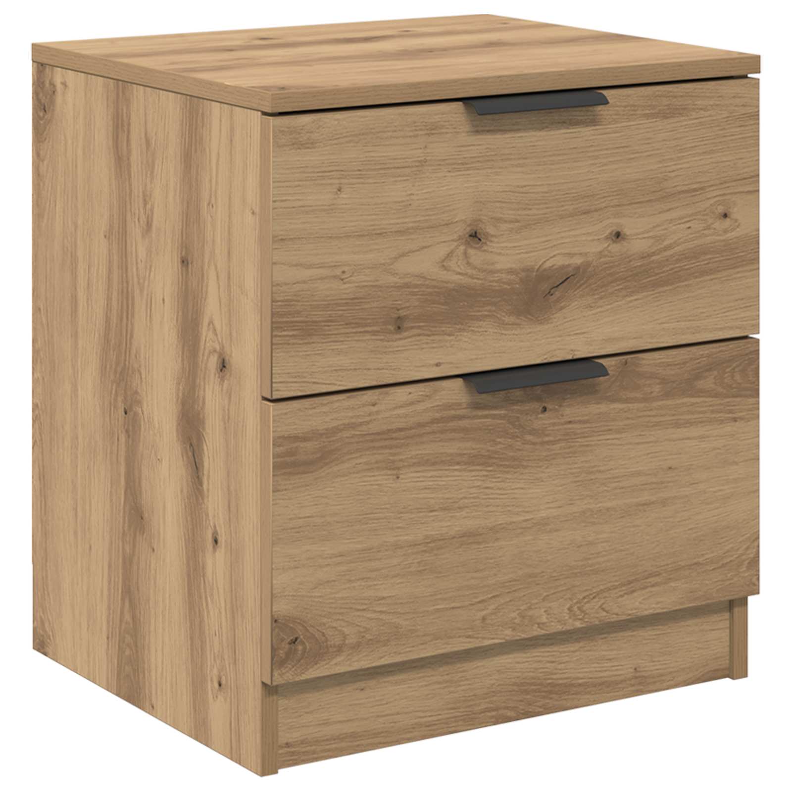vidaXL Szafka Nocna z szufladą 2 pcs Dąb rzemieślniczy 45 x 39 x 50cm
