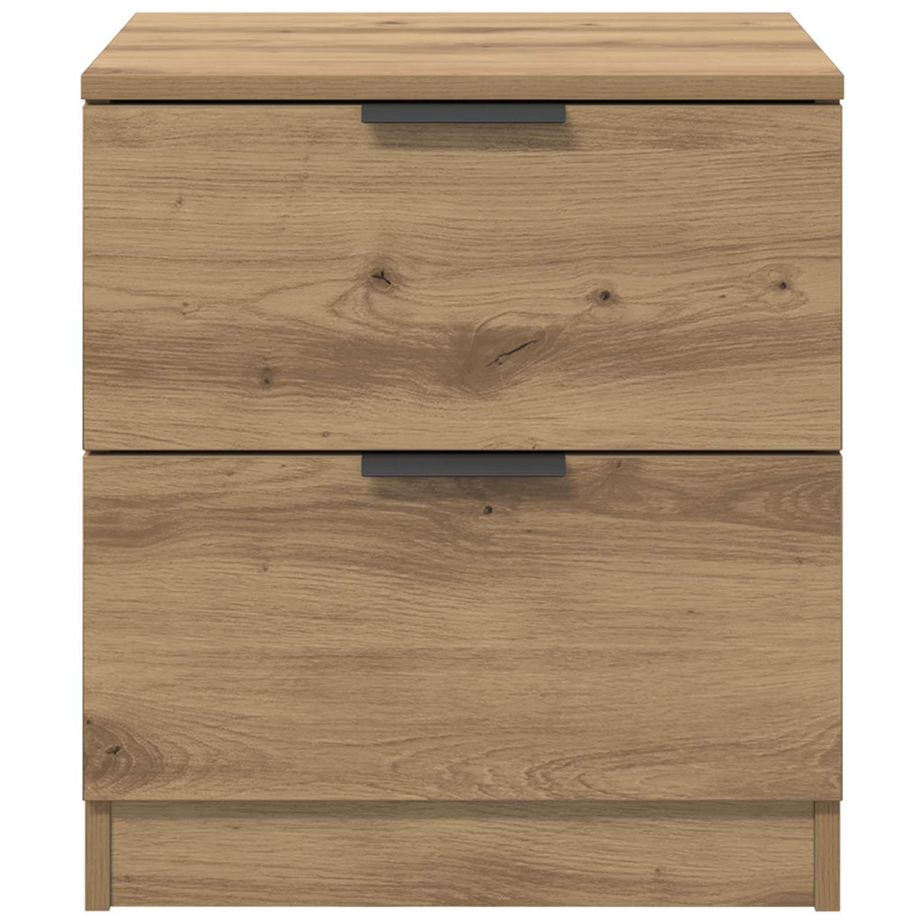 vidaXL Szafka Nocna z szufladą 2 pcs Dąb rzemieślniczy 45 x 39 x 50cm