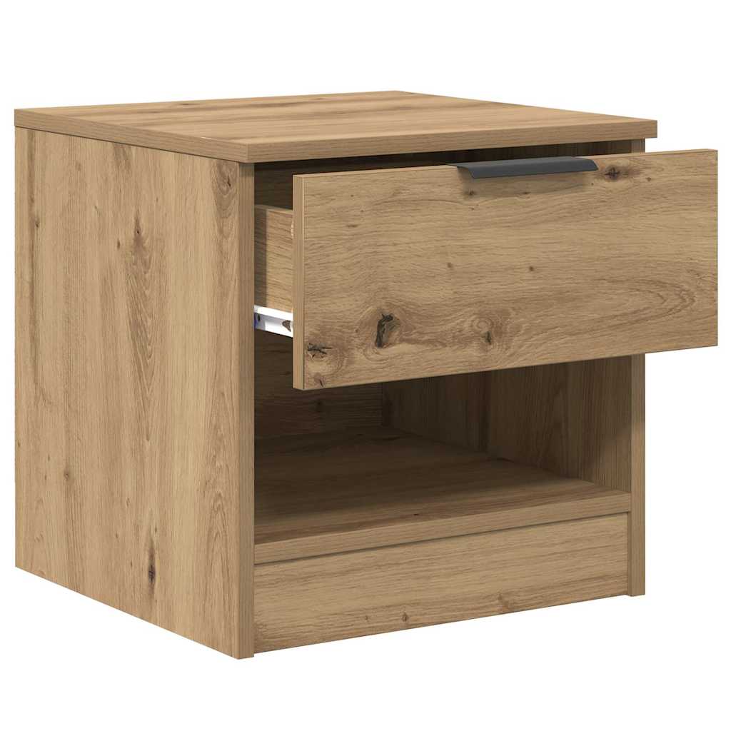 vidaXL Szafka pod łóżko 2 pcs Dąb rzemieślniczy 40 x 39 x 40cm