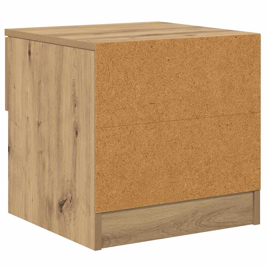 vidaXL Szafka pod łóżko 2 pcs Dąb rzemieślniczy 40 x 39 x 40cm