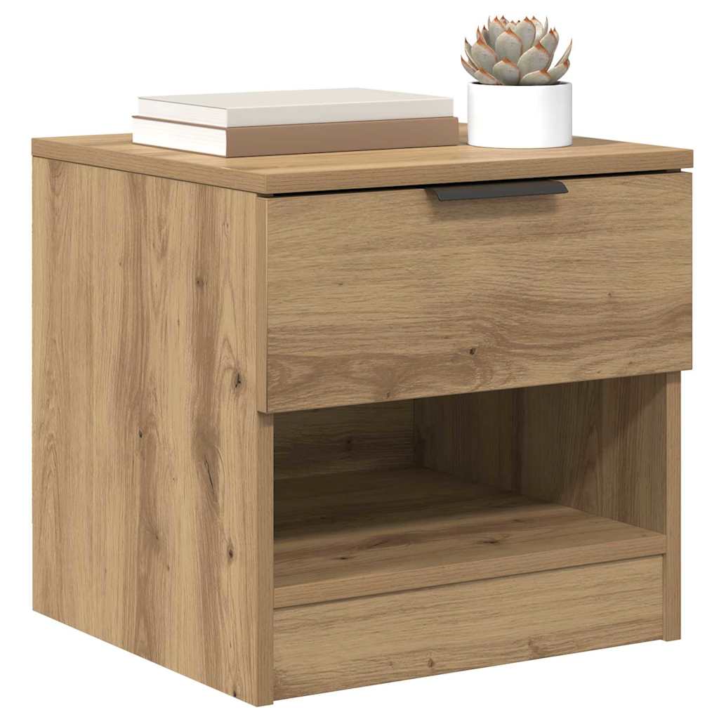 vidaXL Szafka pod łóżko 2 pcs Dąb rzemieślniczy 40 x 39 x 40cm