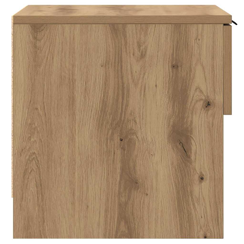 vidaXL Szafka pod łóżko 2 pcs Dąb rzemieślniczy 40 x 39 x 40cm