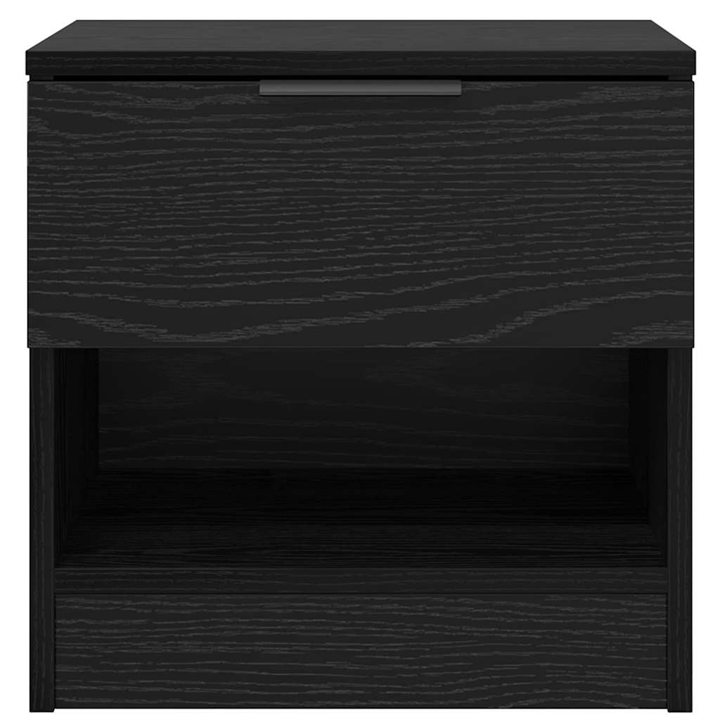vidaXL Szafka pod łóżko z szufladą 2 pcs Czarny Dąb 40 x 39 x 40cm