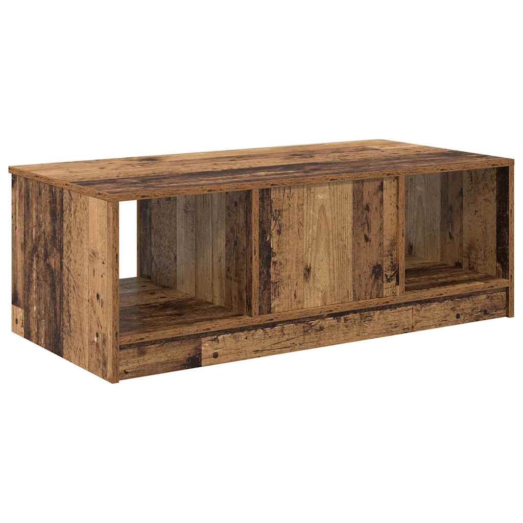 vidaXL Stolik kawowy z szufladą Stare drewno 102 x 50 x 36cm