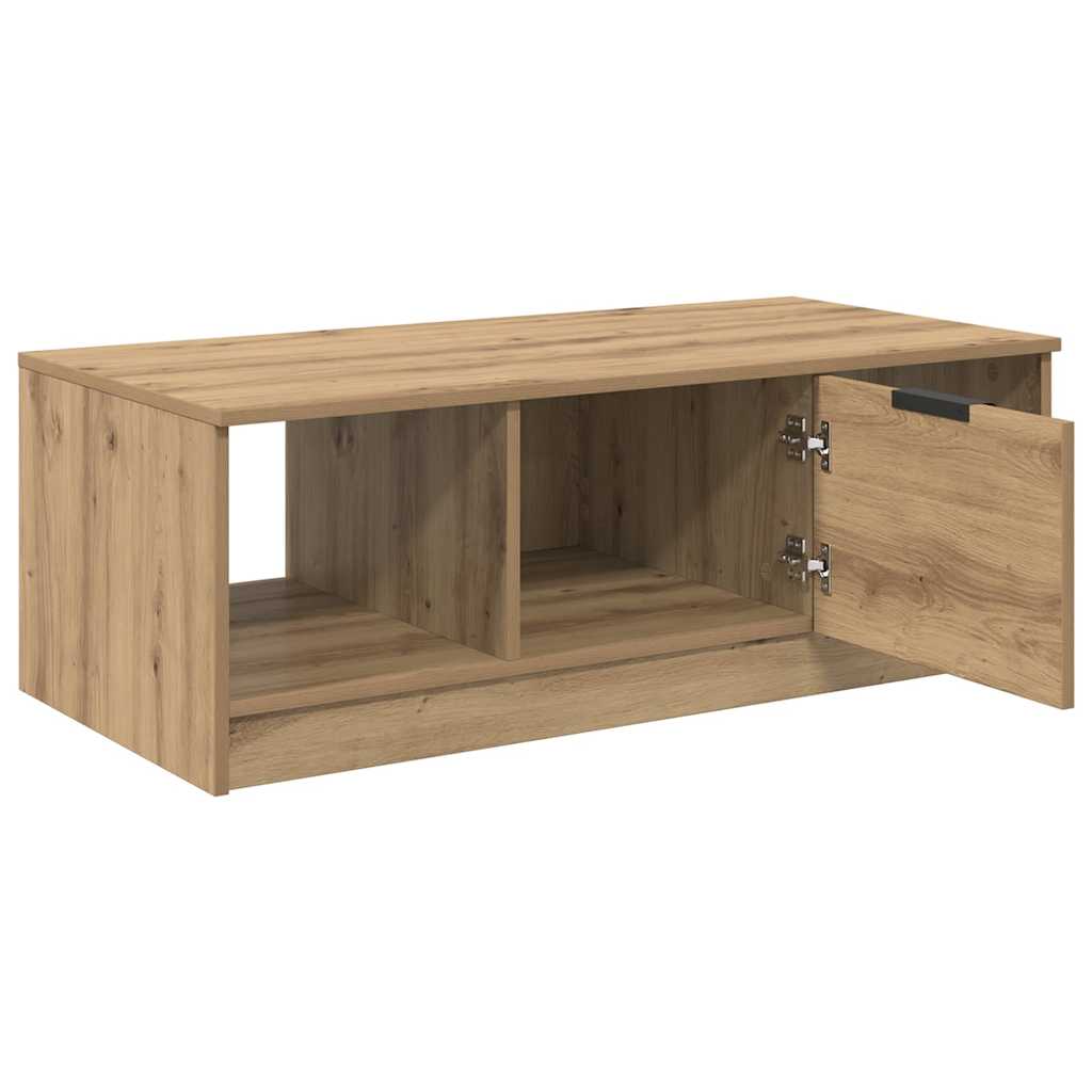 vidaXL Stolik kawowy z szufladą Dąb rzemieślniczy 102 x 50 x 36cm
