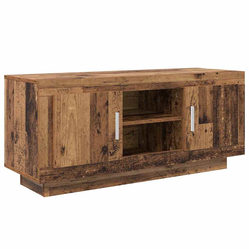 vidaXL Szafka pod telewizor Stare drewno 102 x 35 x 45 cm