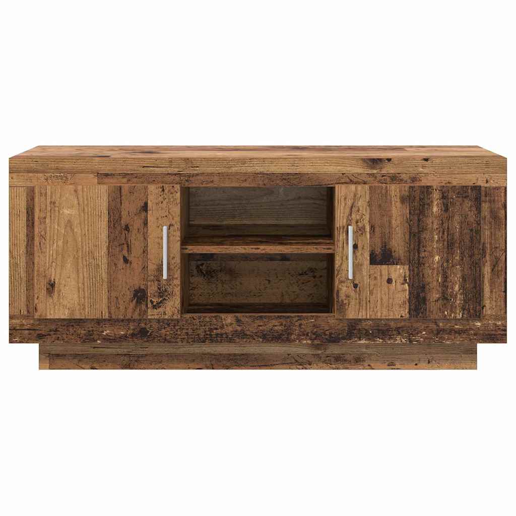 vidaXL Szafka pod telewizor Stare drewno 102 x 35 x 45 cm