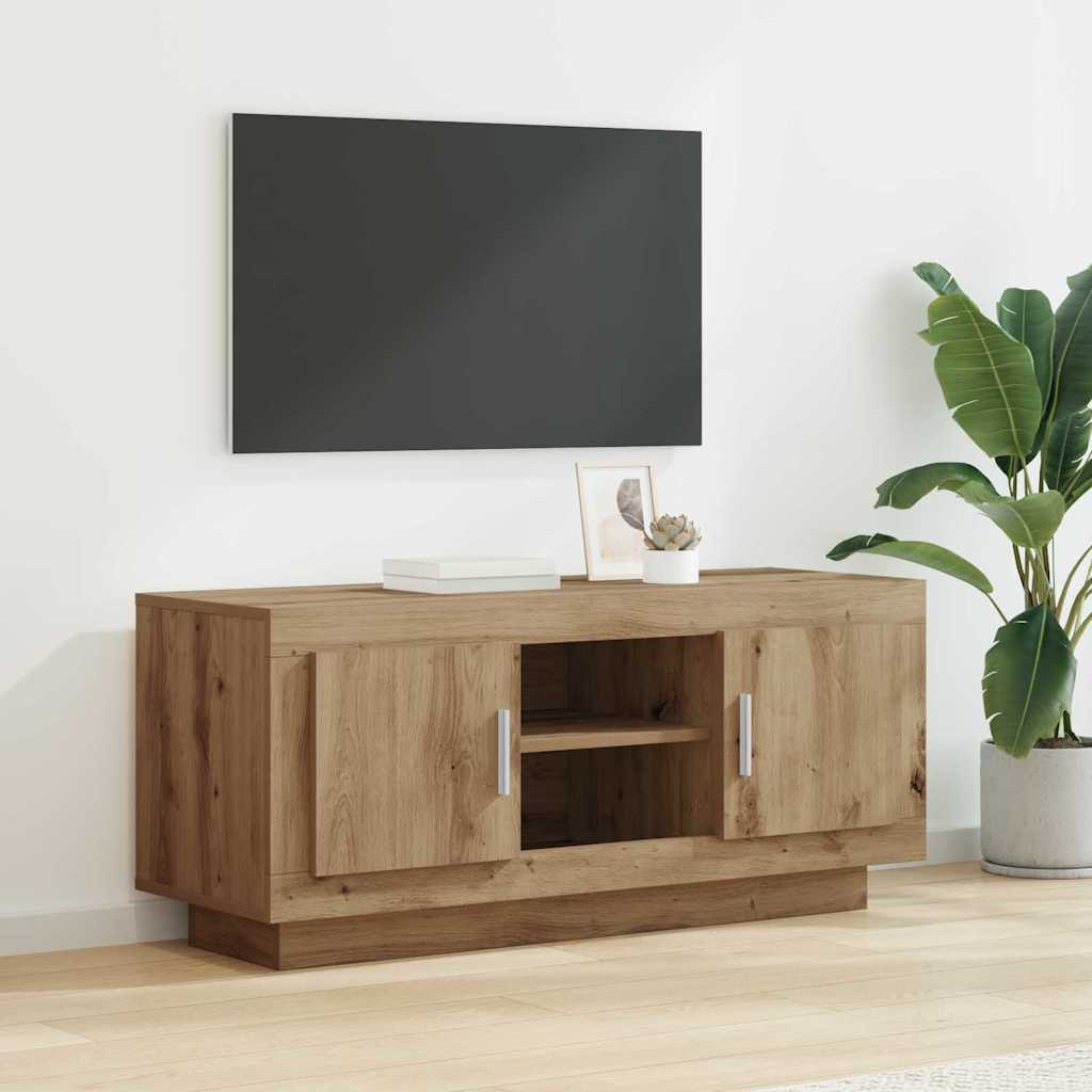 vidaXL Szafka pod telewizor Dąb rzemieślniczy 102 x 35 x 45 cm