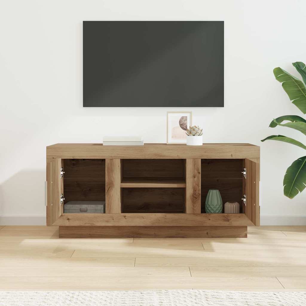 vidaXL Szafka pod telewizor Dąb rzemieślniczy 102 x 35 x 45 cm