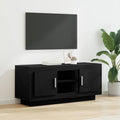 vidaXL Szafka pod telewizor Czarny Dąb 102 x 35 x 45 cm