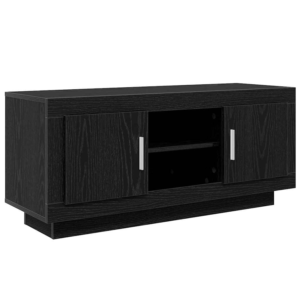 vidaXL Szafka pod telewizor 102 x 35 x 45 cm Czarny Dąb