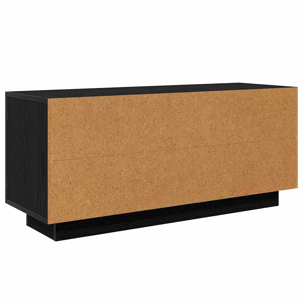 vidaXL Szafka pod telewizor Czarny Dąb 102 x 35 x 45 cm