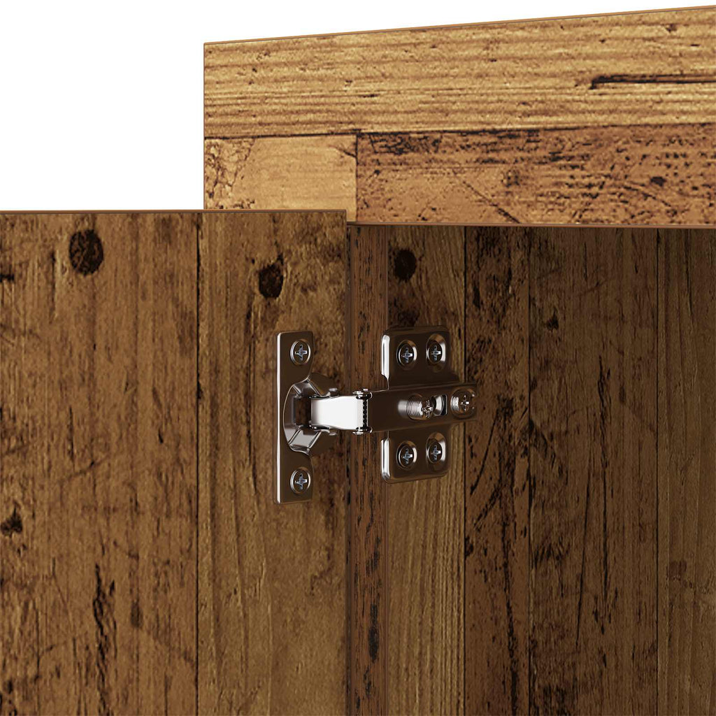vidaXL Bufet Stare drewno 80 x 40 x 75 cm Materiał drewnopochodny
