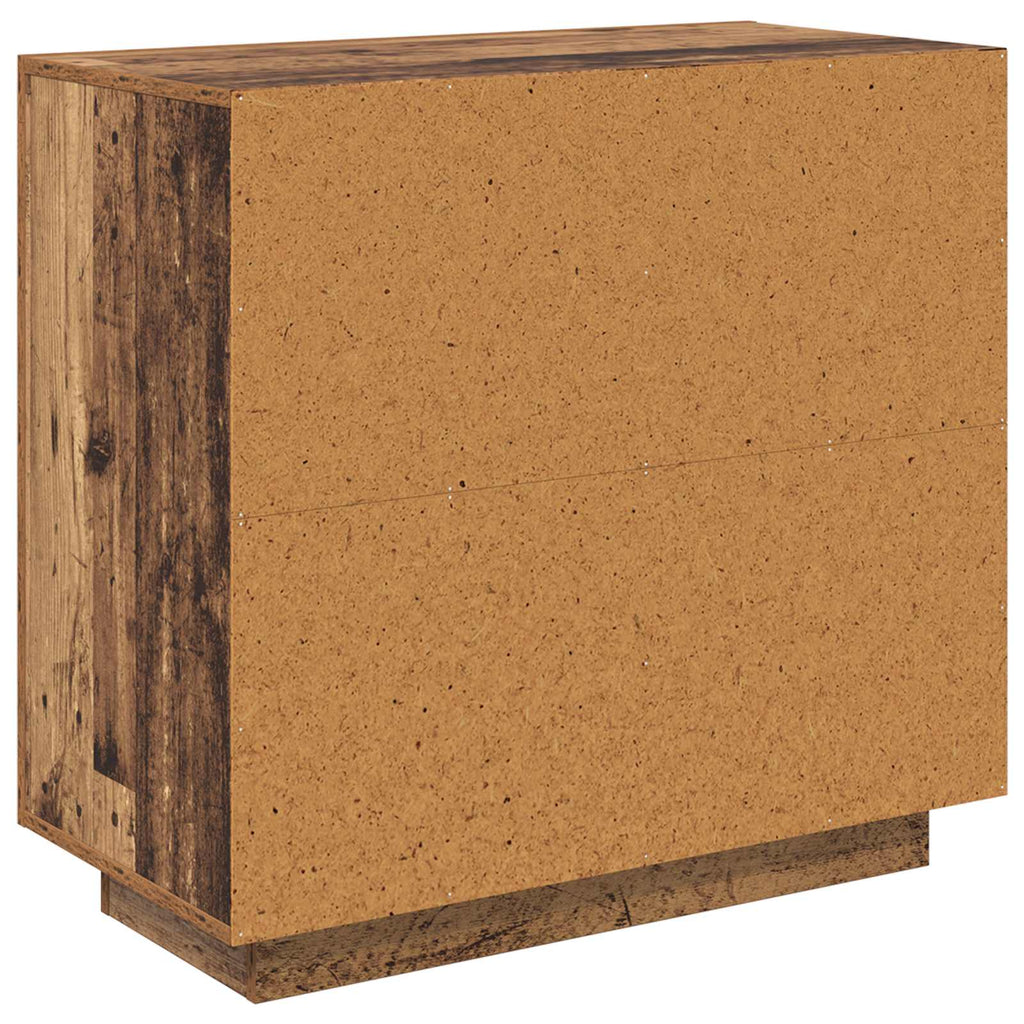 vidaXL Bufet Stare drewno 80 x 40 x 75 cm Materiał drewnopochodny