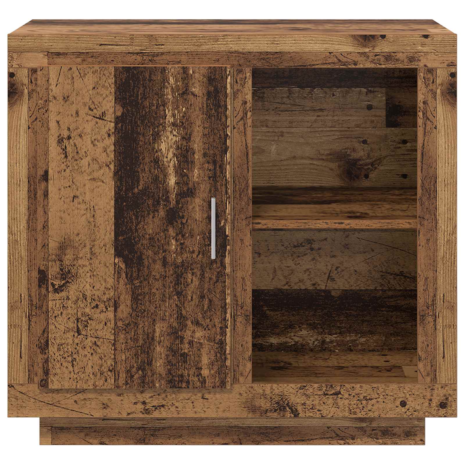 vidaXL Bufet Stare drewno 80 x 40 x 75 cm Materiał drewnopochodny