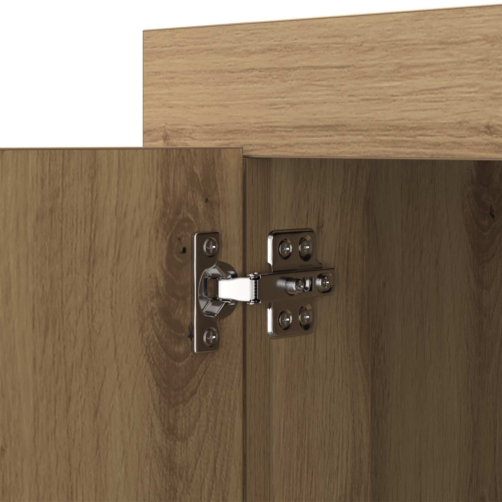 vidaXL Bufet Dąb rzemieślniczy 80 x 40 x 75 cm Materiał drewnopochodny