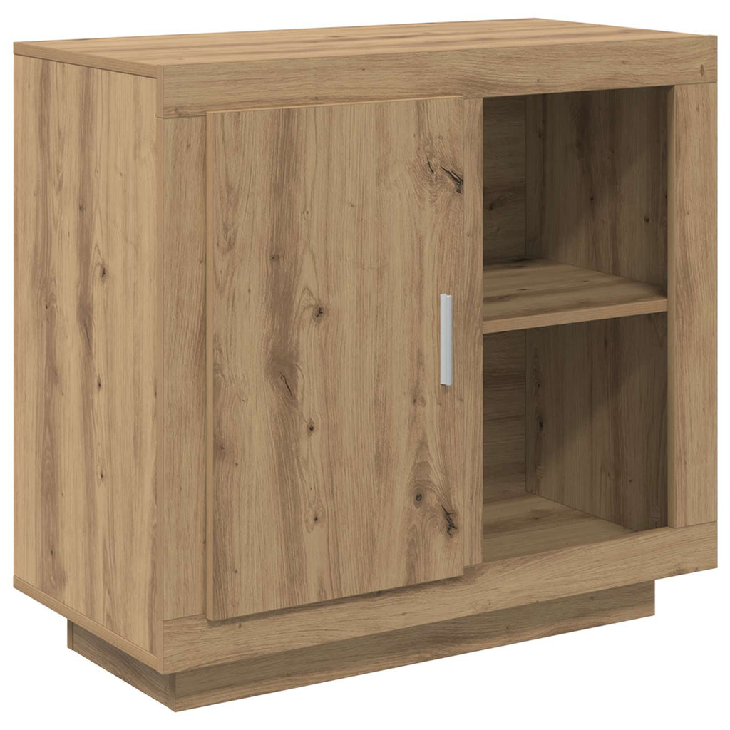 vidaXL Bufet Dąb rzemieślniczy 80 x 40 x 75 cm Materiał drewnopochodny