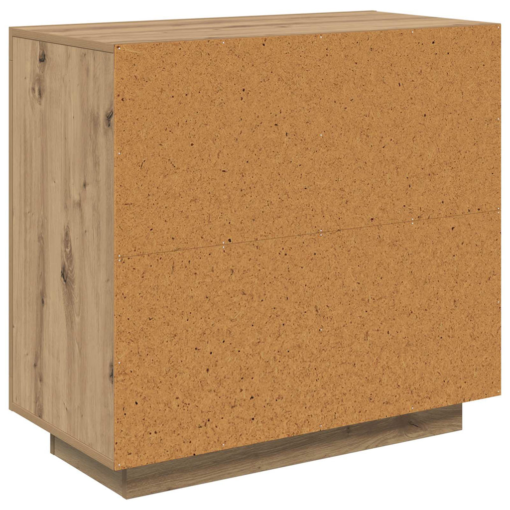vidaXL Bufet Dąb rzemieślniczy 80 x 40 x 75 cm Materiał drewnopochodny
