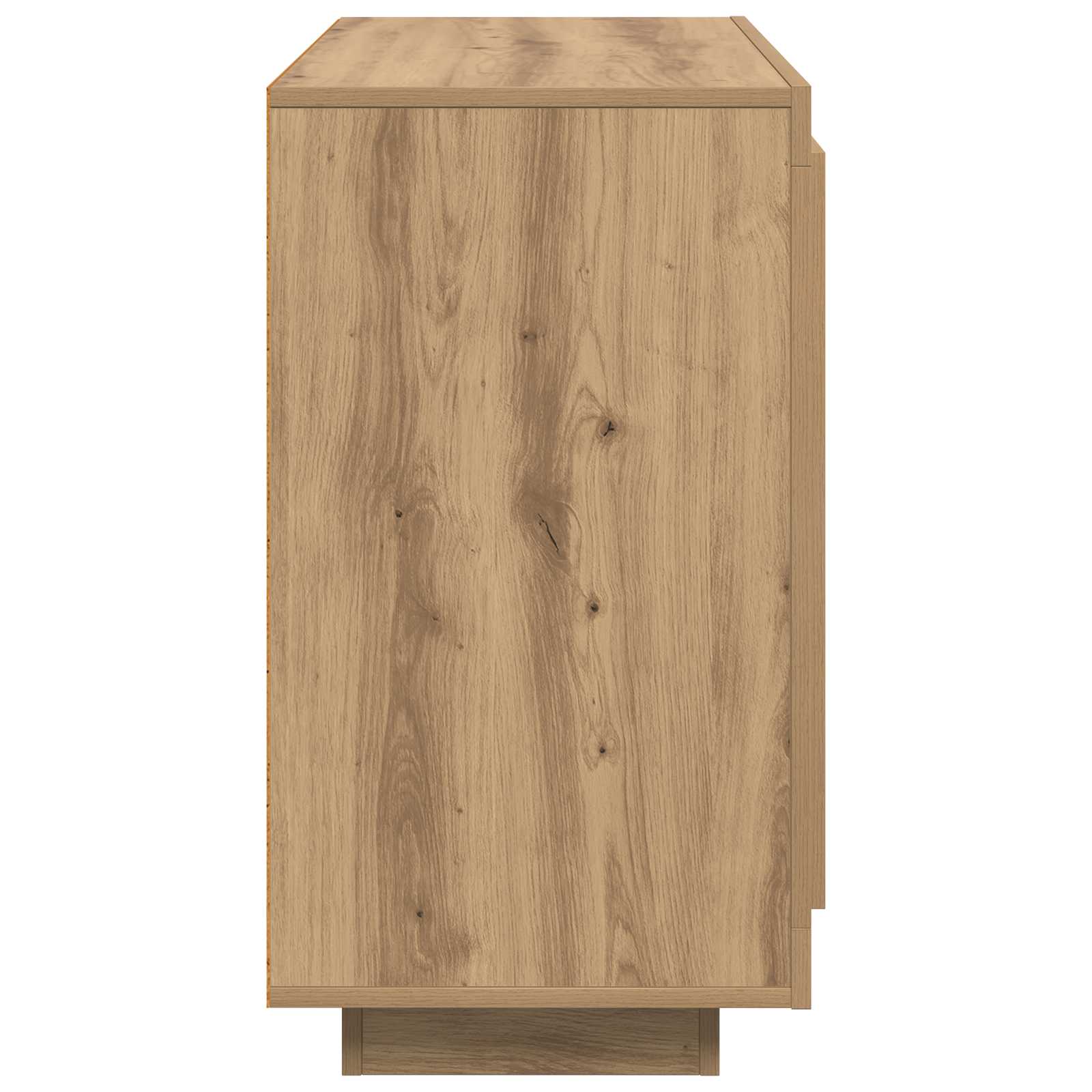 vidaXL Bufet Dąb rzemieślniczy 80 x 40 x 75 cm Materiał drewnopochodny