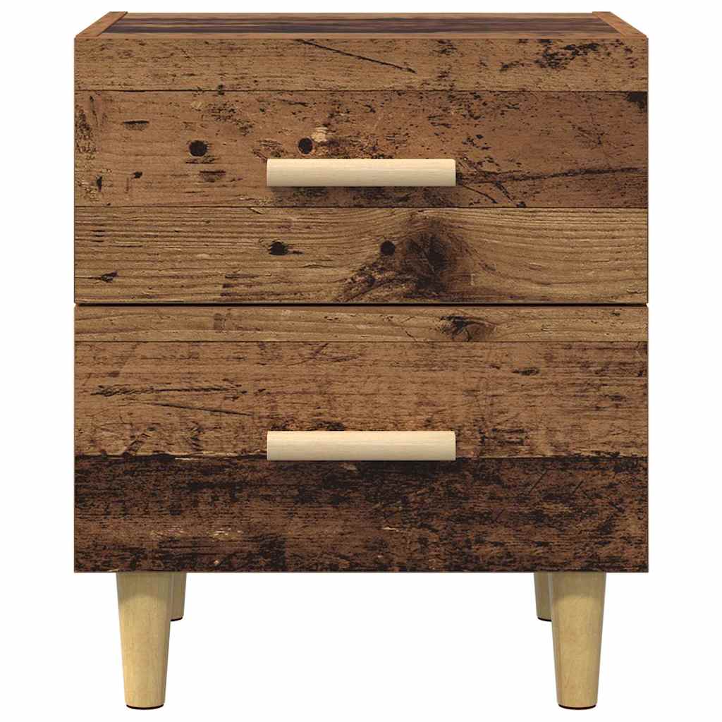 vidaXL Szafka pod łóżko z szufladą Stare drewno 40 x 35 x 47,5cm