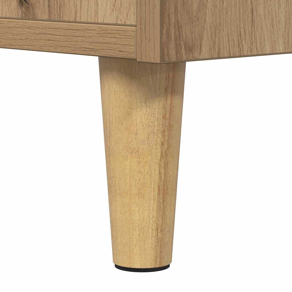 vidaXL Szafka pod łóżko z szufladą Dąb rzemieślniczy 40 x 35 x 47,5cm