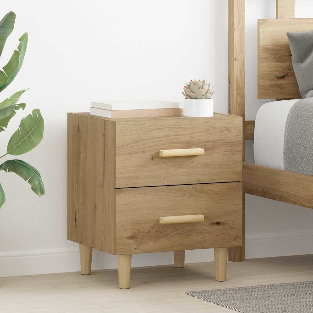 vidaXL Szafka pod łóżko z szufladą Dąb rzemieślniczy 40 x 35 x 47,5cm