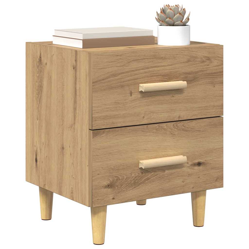 vidaXL Szafka pod łóżko z szufladą Dąb rzemieślniczy 40 x 35 x 47,5cm