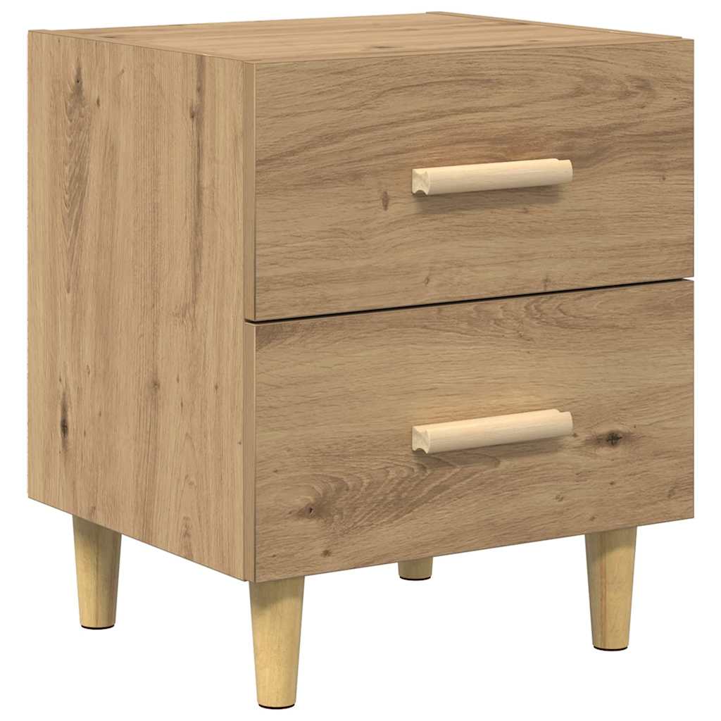 vidaXL Szafka pod łóżko 2 pcs Dąb rzemieślniczy 40 x 35 x 47,5cm